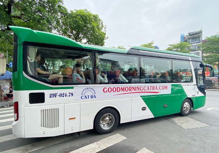 Bus from Cat Ba to Hanoi