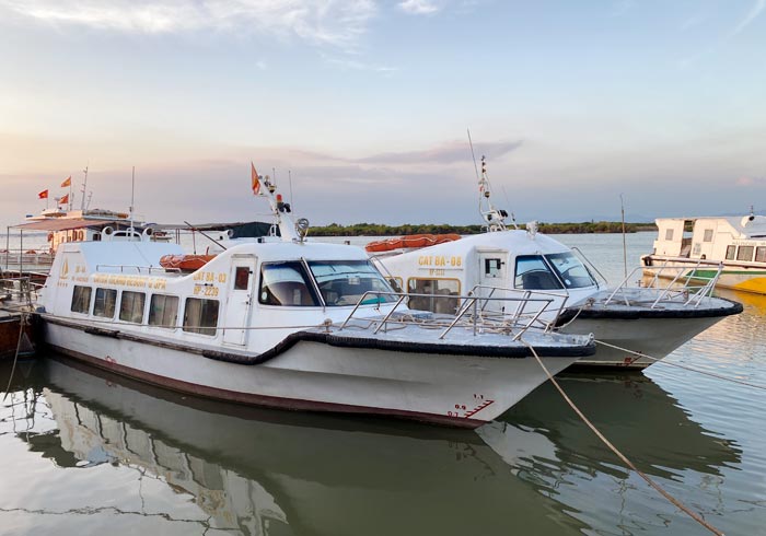 Cat Ba to Hanoi with speed boat